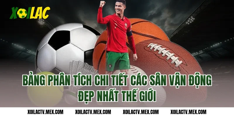 Bảng phân tích chi tiết các Sân vận động đẹp nhất thế giới