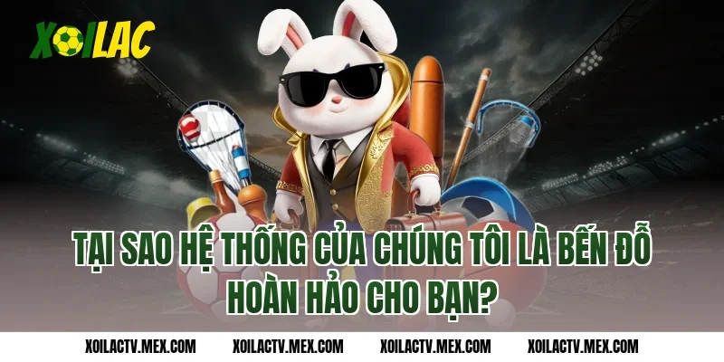 Tại sao hệ thống của chúng tôi là bến đỗ hoàn hảo cho bạn?