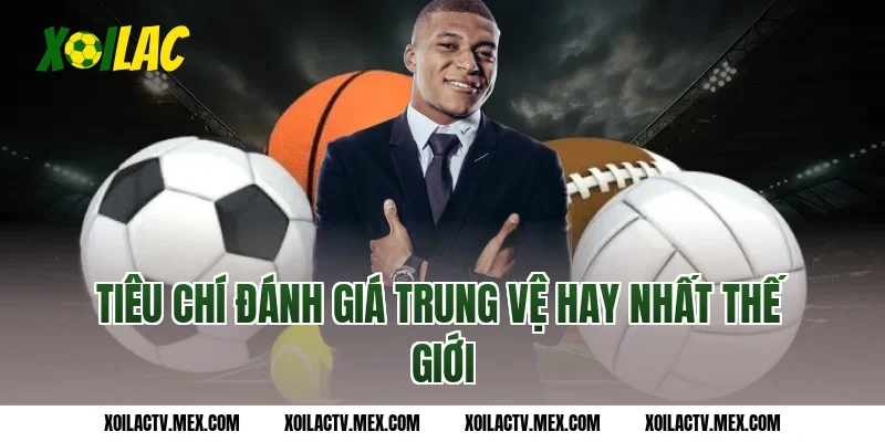 Tiêu chí đánh giá trung vệ hay nhất thế giới
